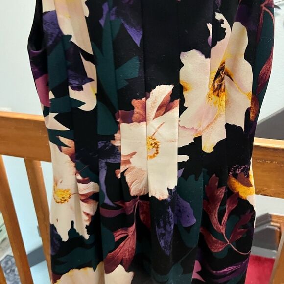 Vince Camuto Purple and Pink Fit and Flare Sleeveless Cocktail Dress Size 6 #086 - Picture 5 of 7